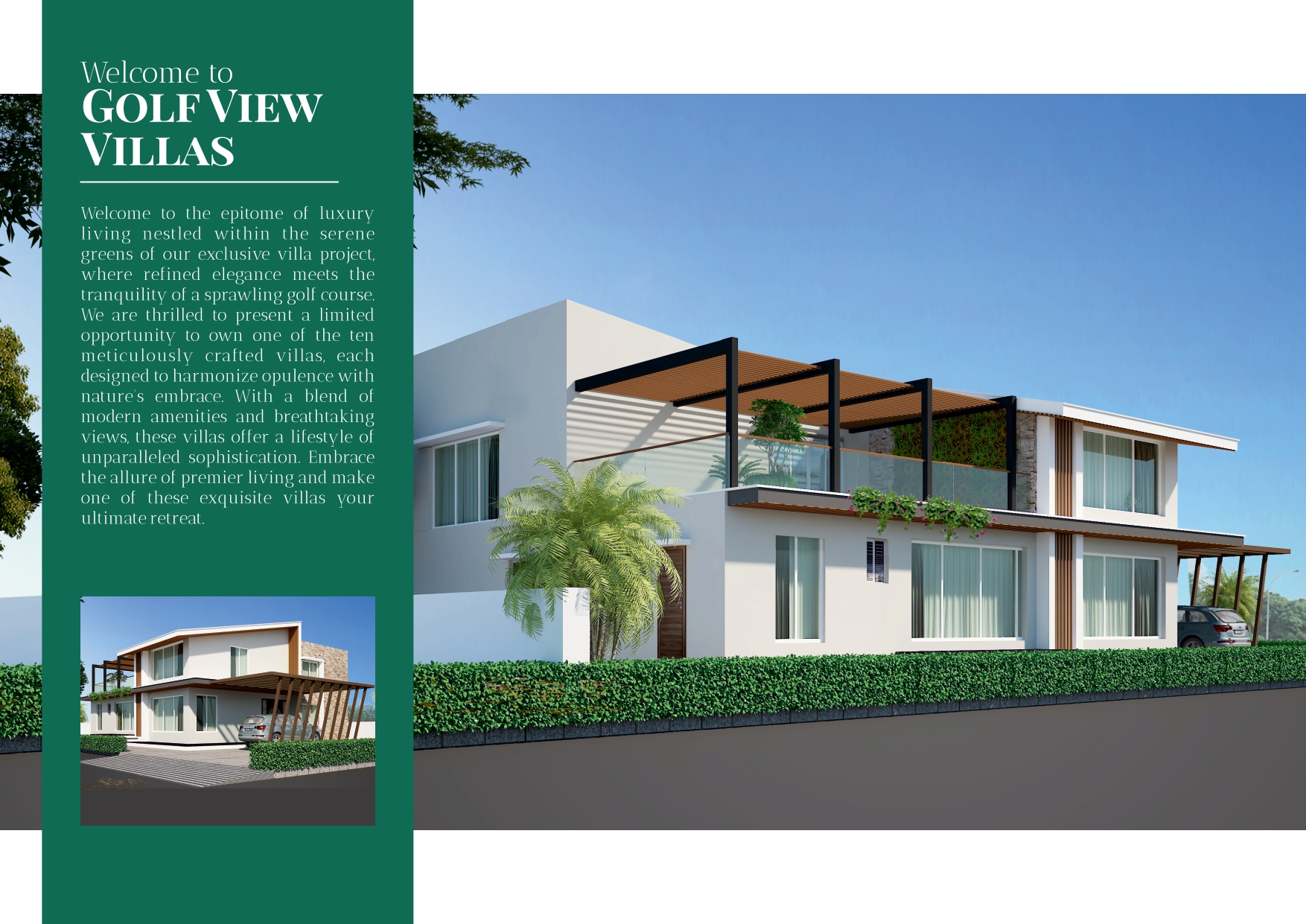 Golf View Villas – Exclusive Luxury Living Amidst Serene Greens | Own Your Dream Retreat