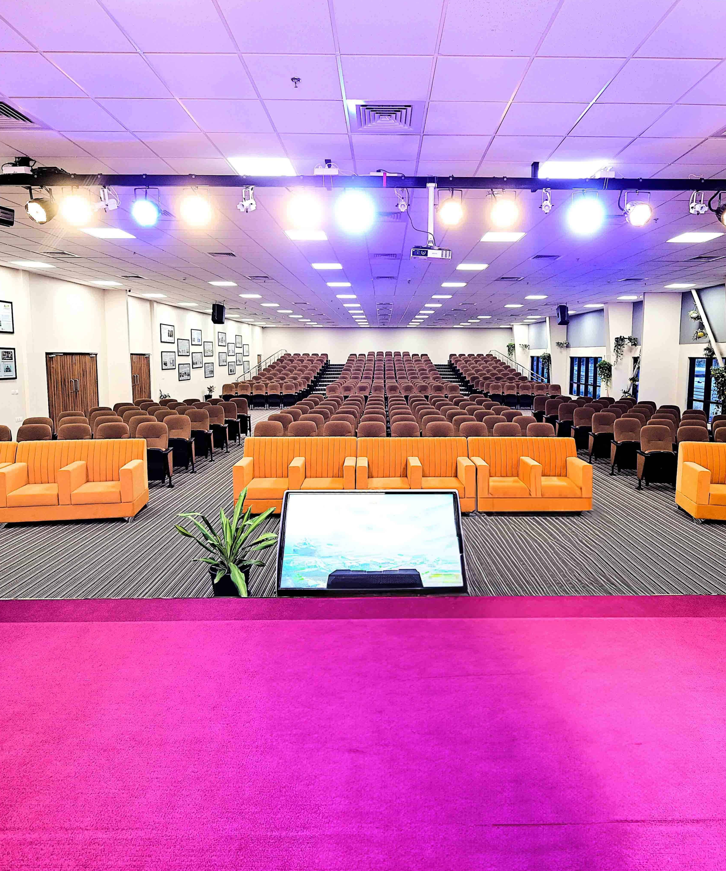 Omega a biggest community center for officials events and delegates conference meeting point at world trade center Vizag